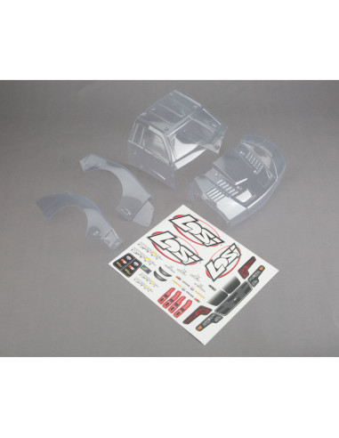 1-10 Clear Body Set: Baja Rey