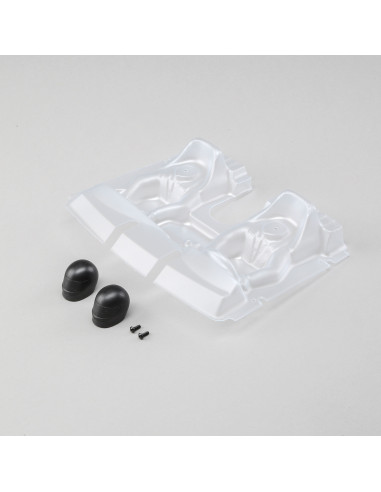 1-10 Clear Interior Set with Helmets: Baja Rey
