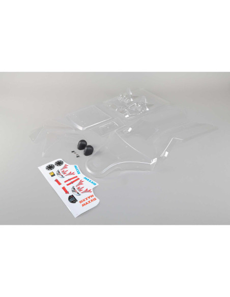 1-5 Clear Body Set with Sticker Sheet: DBXL-E