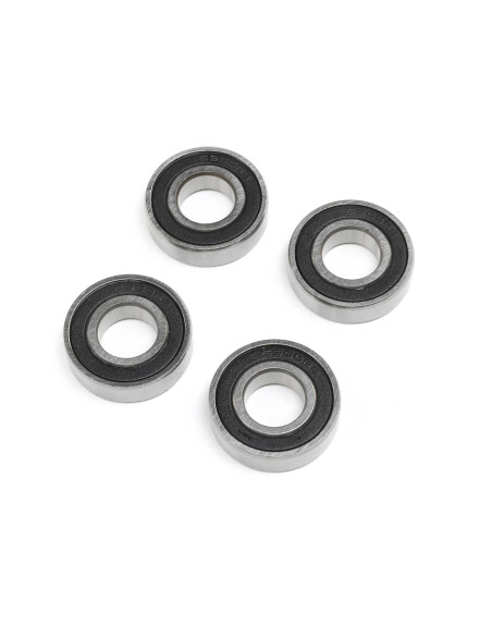 10 x 22 x 6mm Rubber Sealed Ball Bearing (4)