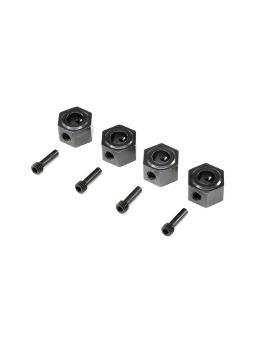 12mm Machined Wheel Hex (4): LMT