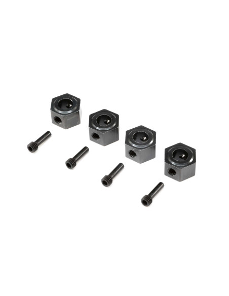 12mm Machined Wheel Hex (4): LMT