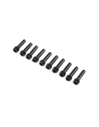 12mm Wheel Hex Screw Pin (10): LMT