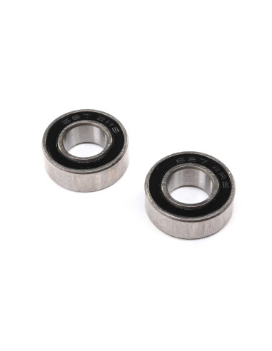 7 x 14 x 5mm Ball Bearing  Rubber Sealed (2)