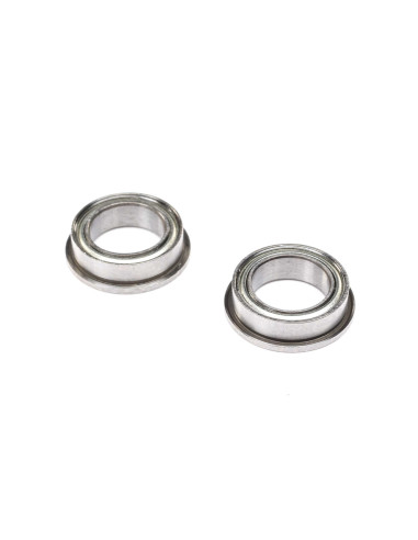 8 x 12 x 3.5mm Ball Bearing  Flanged  Rubber (2)