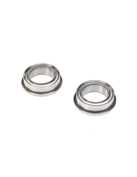 8 x 12 x 3.5mm Ball Bearing  Flanged  Rubber (2)