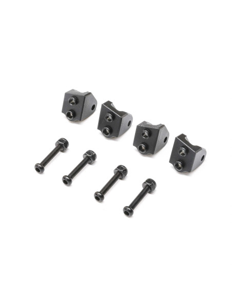 Aluminum Lower 4-link Mount Set  Black: Mini LMT (4)