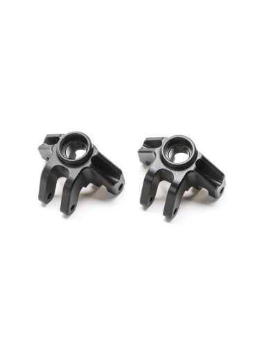 Aluminum Steering Spindle Set  Black: Mini LMT