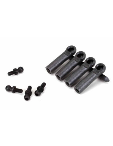Ball Studs and Ends  4-40 x .215"
