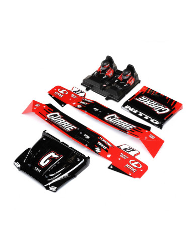 Body-Driver Set  Red  Silkscreened: Hammer Rey