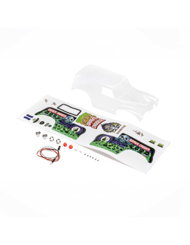 Body Set  Grave Digger  Clear: Mini LMT