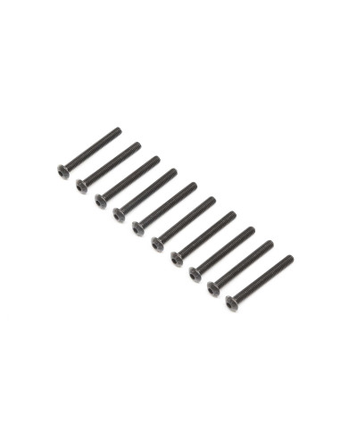 Button Head Screws  Steel  Black Oxide  M4 x...
