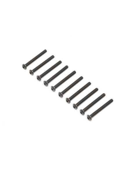Button Head Screws  Steel  Black Oxide  M4 x 35mm (10)