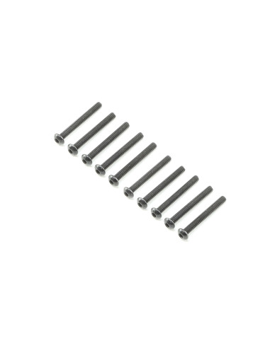 Button Head Screws M3 x 25mm (10)