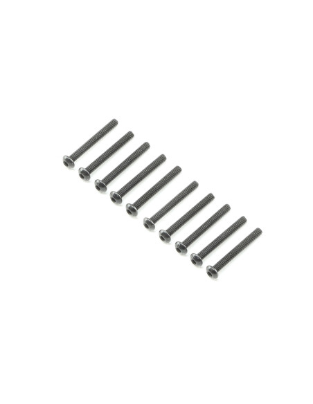 Button Head Screws M3 x 25mm (10)