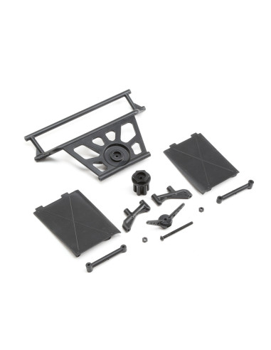 Cage Rear-Tower Supports-Mud Guards: Super Rock...