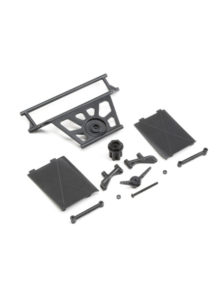Cage Rear-Tower Supports-Mud Guards: Super Rock Rey