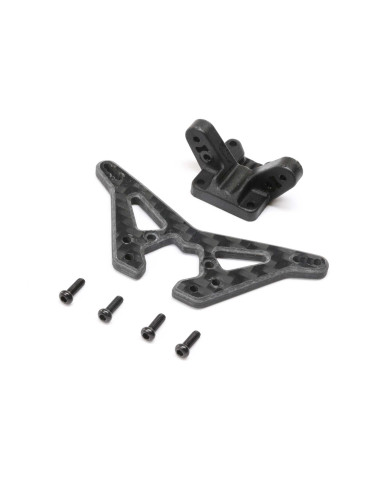 Carbon Rear Shock Tower: Mini-B  BL