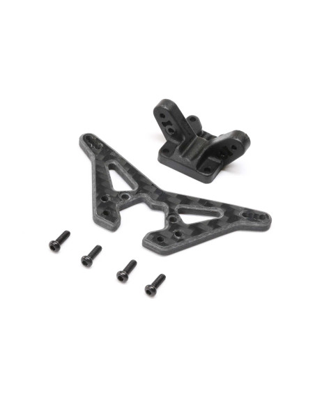 Carbon Rear Shock Tower: Mini-B  BL