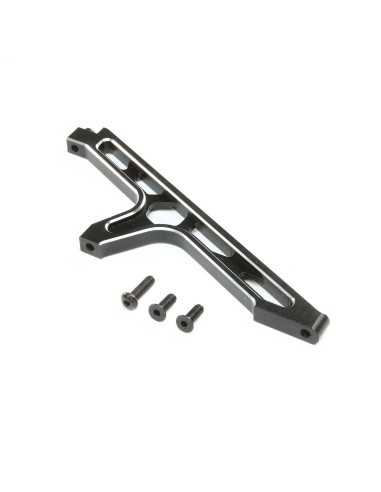 Chassis Brace Front  Aluminum Black: DBXL-E 2.0