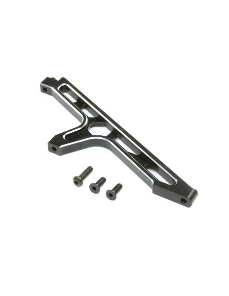 Chassis Brace Front  Aluminum Black: DBXL-E 2.0