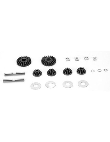 Diff Gear Set with Hardware: 10-T