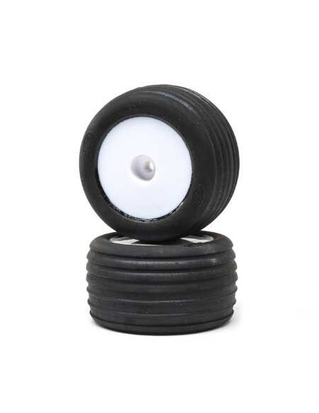 Directional Tires  FR  Mntd  Wht (2): Mini-T 2.0