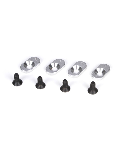 Engine Mount Inserts & Screws 19.5-58 (4): 5IVE-T  MINI WRC