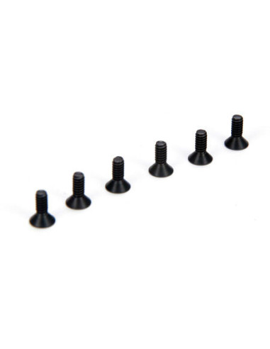 Flat Head Screws  4-40 x 5-16" (6)