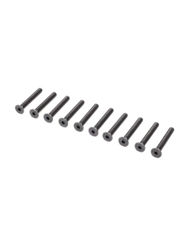 Flat Head Screws  M4 x 30mm (10)