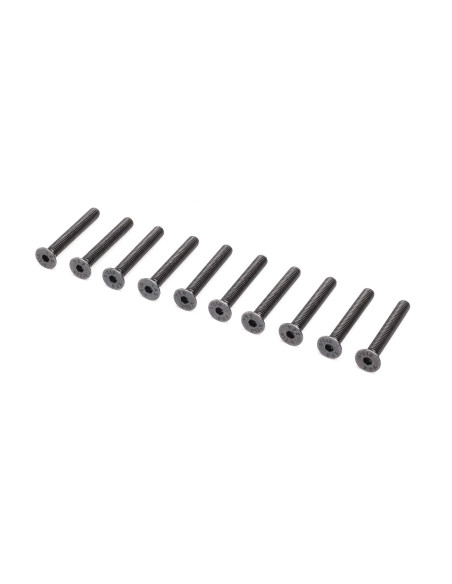Flat Head Screws  M4 x 30mm (10)
