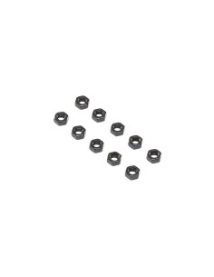 Flat Nut  Steel  M4 (10)
