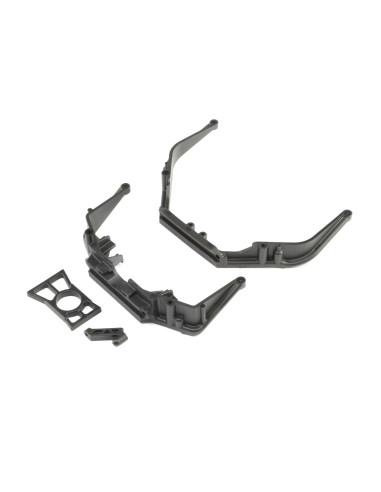 Front-Rear Chassis Brace Set and Diff Retainer...