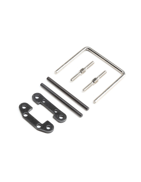 Front Hinge Pin & Brace Set: Super Rock Rey