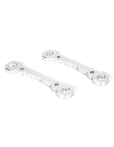 Front Hinge Pin Braces  Aluminum  Silver (2)