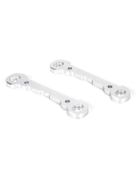 Front Hinge Pin Braces  Aluminum  Silver (2)