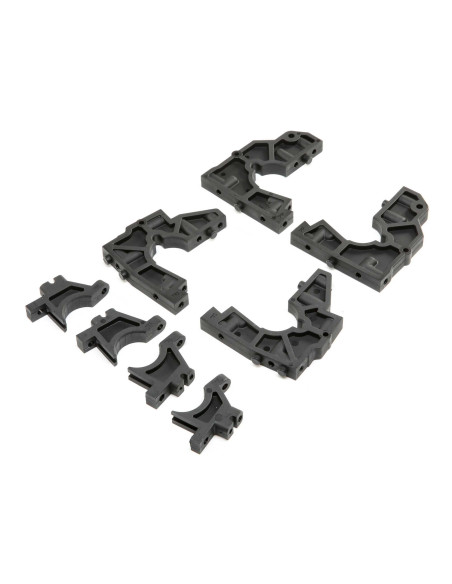 Front Rear Bulkhead Set: DBXL-E-DBXL 2.0