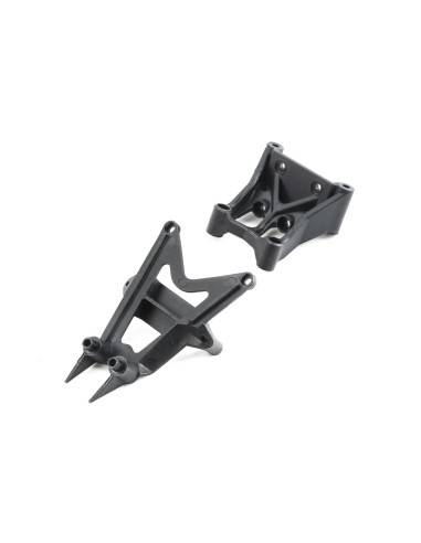 Front Upper Arm-Shock Mount Rear Chassis Brace:...