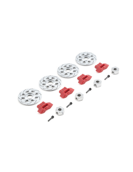 Hex Rotor Caliper and Pin Set (4): Baja Rey