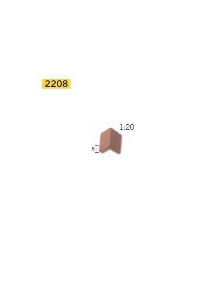 2208 - Peldaño 1/20 Rojo AEDES