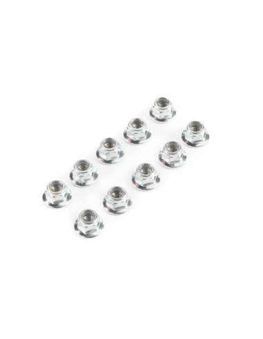 Lock Nut Flanged M5 x 0.8 Serrated (10)