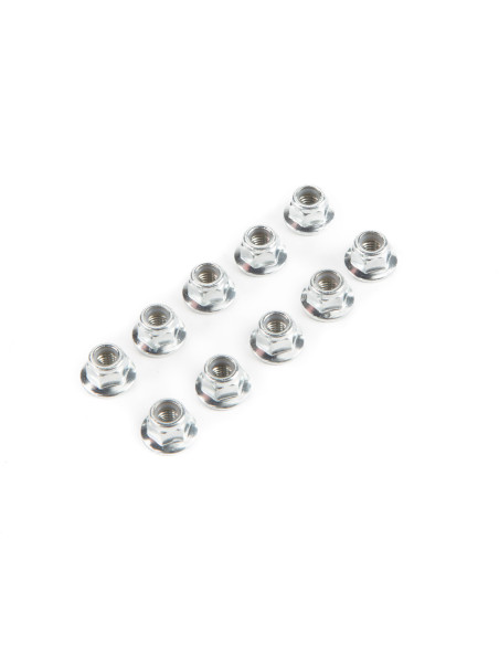 Lock Nut Flanged M5 x 0.8 Serrated (10)