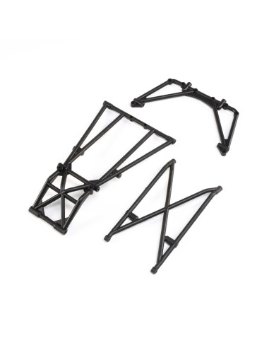 Rear Cage and Hoop Bars  Black: LMT