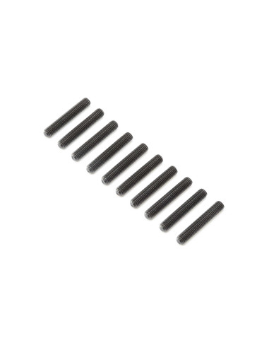 Set Screws  Steel  Black Oxide  Flat Point  M5...