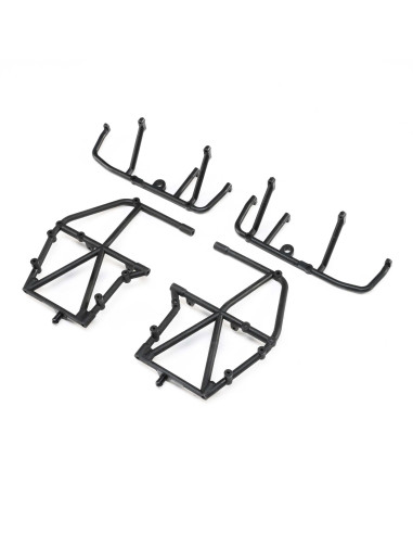 Side Cage and Lower Bar  Black: LMT