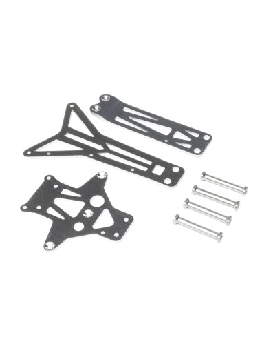 Top Chassis Brace and Standoffs  Front-Rear:...