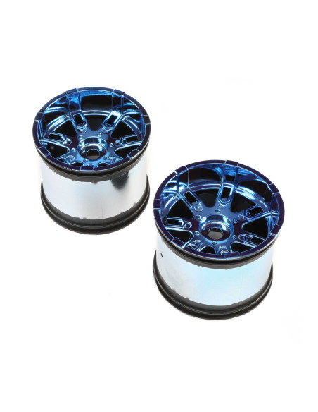 Wheel 17mm Blue Chrome (2): LST 3XL-E