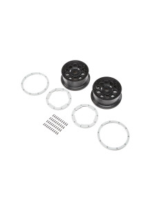 Wheel Black Beadlock Silver...