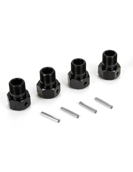 Wheel Hex Black and Pin (4): MTXL-DBXL-E-DBXL 2.0
