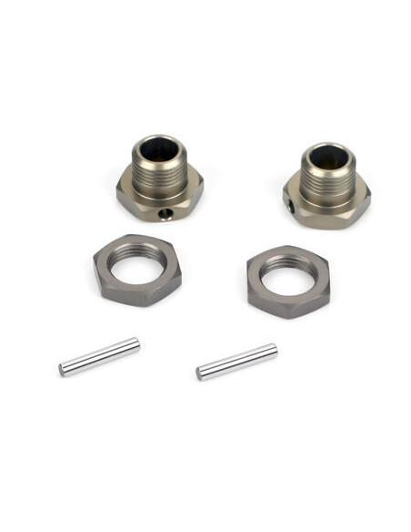 Wheel Hexes (Pr) Hard Anodized: 8B  8T  8X  8XE